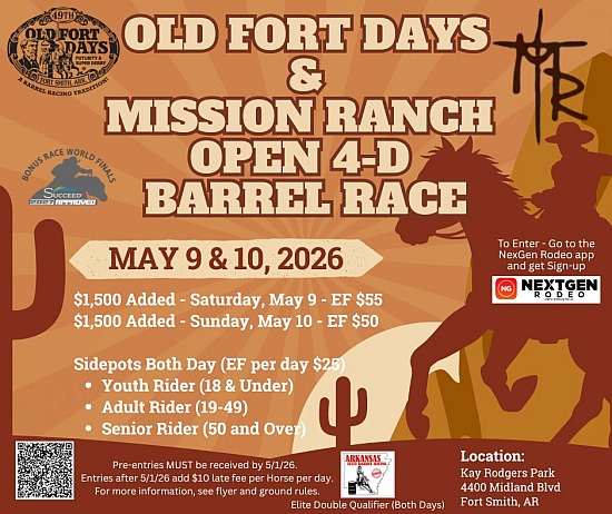OFD Mission Ranch Open Race - Fort Smith, Arkansas May 9-10 2026